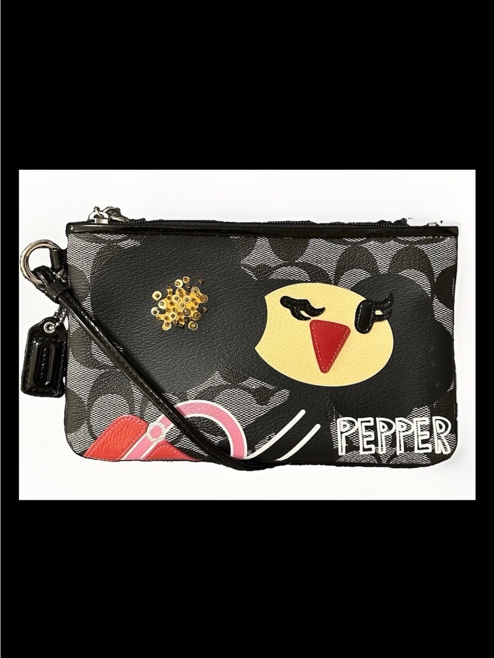 Coach Poppy Chan Pepper Signature Wristlet, 2009 Style: (#43720) Limited Edition